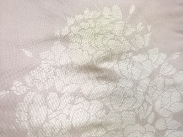  花葉模様織出し名古屋帯